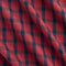 Large Check Japanese Cotton Twill - Garnet + Indigo