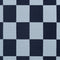 Tricot à grands carreaux de fin de rouleau - Indigo + Chambray + Noir