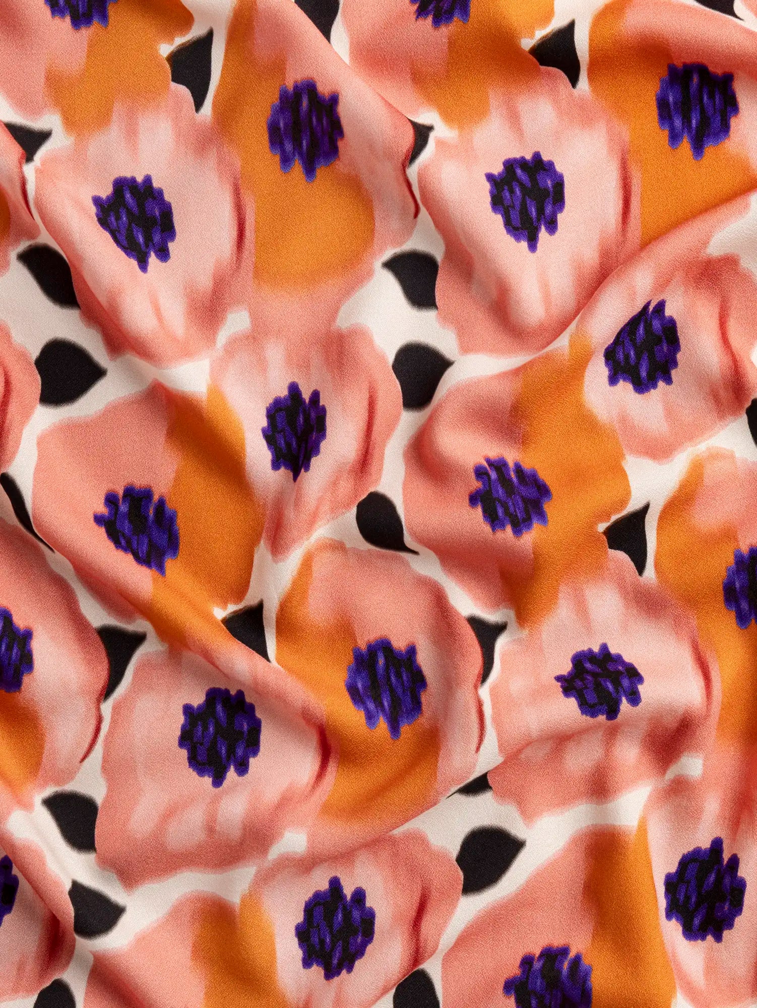 F-VIS307-Large-Dreamy-Flower-Print-FSC-Viscose-Crepe-White-Coral-and-Ultra-Violet-Core-Fabrics-scrunched.webp