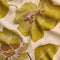 Large Floral Print Viscose - Oat + Mustard + Caramel