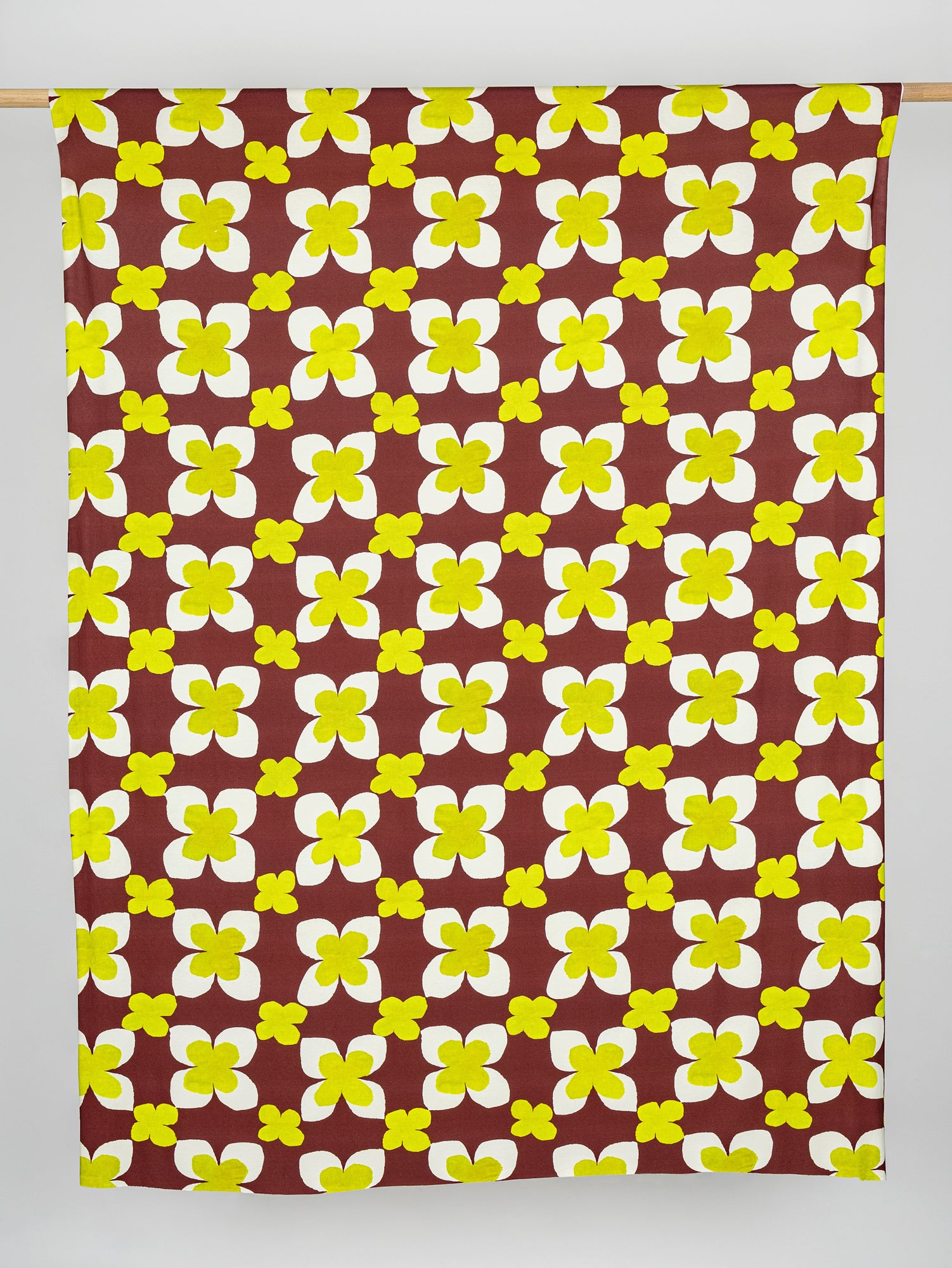 F-VIS268-Large-Flower-Pop-Print-Viscose-Knit-Mahogany-Cream-Chartreuse-Core-Fabrics-draped.JPG