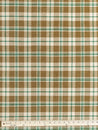  Large Plaid Melton Wool Blend Deadstock - Khaki + Green + Cream | Core Fabrics