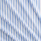 Large Stripe Cotton Shirting - Sky + White
