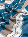 F-DEA070-Large-Stripe-Viscose-Chiffon-Deadstock-LondonBlue+Brown+Cream+Navy-Core-Fabrics-scrunched.JPG