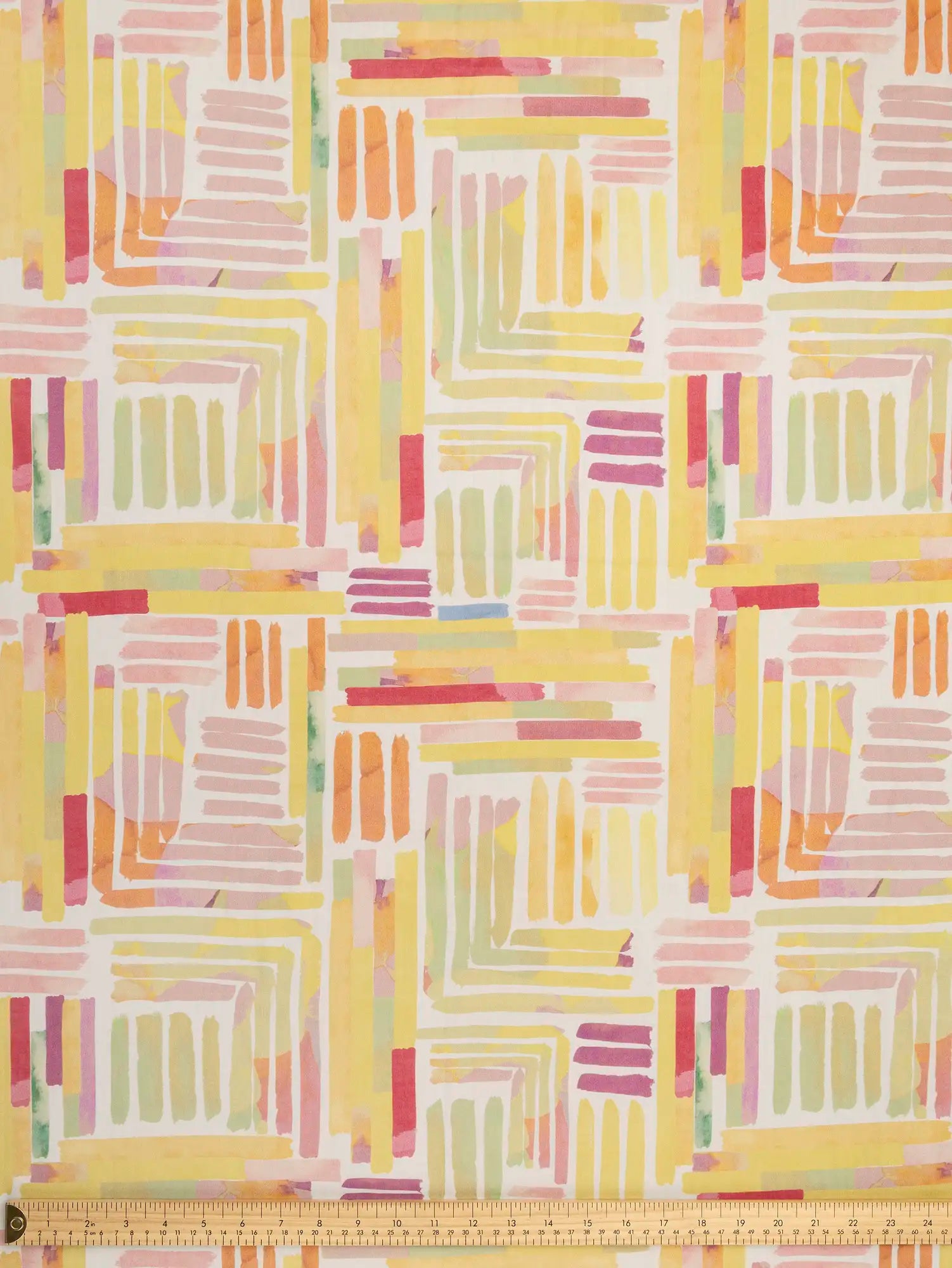 F-COT445-Large-Watercolour-Print-BCI-Cotton-Voile-White-and-Multicolour-Core-Fabrics-ruler.webp