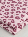 Leopard Print Cotton Flannel Deadstock - Pink | Core Fabrics