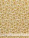 F-VIS235-Leopard-Print-Ecovero-Viscose-Crepe-Cream-Gold-Core-Fabrics-ruler
