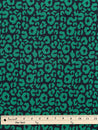 F-COT327-Leopard-Print-Stretch-Cotton-Bottomweight-Black-Green-Core-Fabrics-ruler