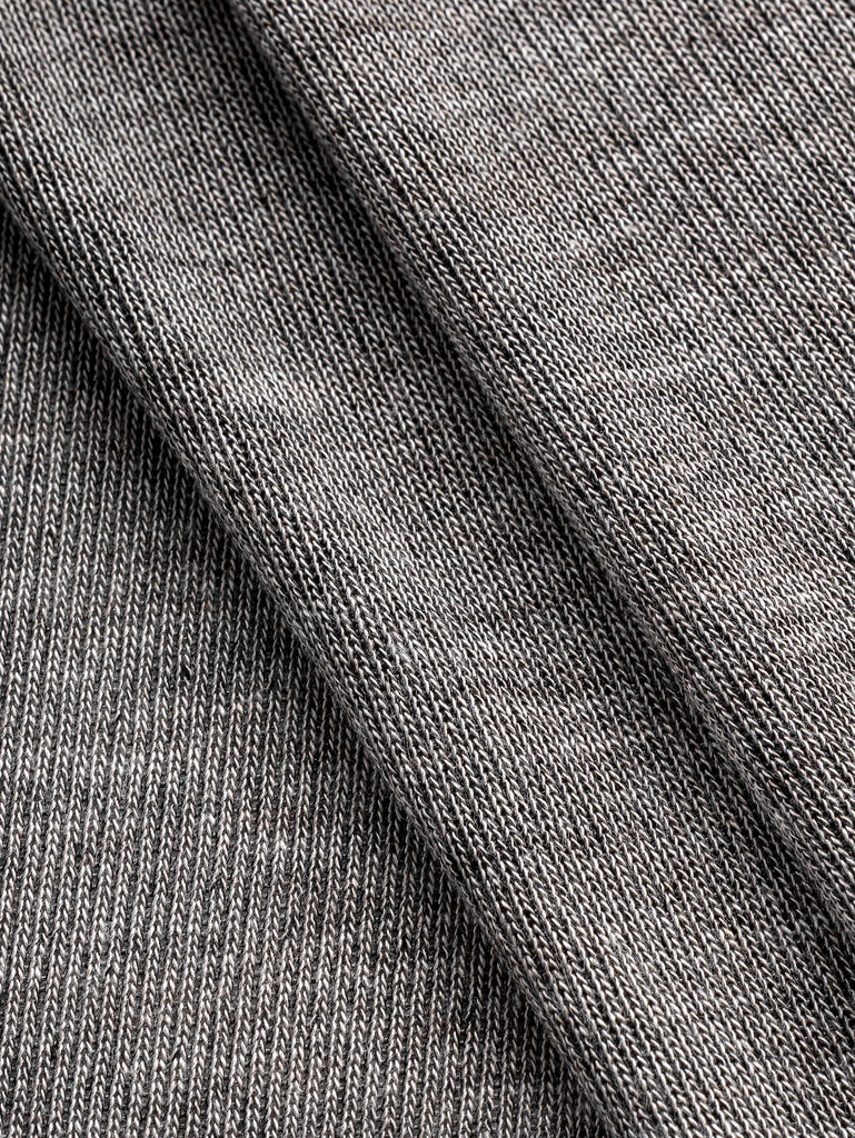 Tricot léger pour chandails fin de rouleau — gris chiné