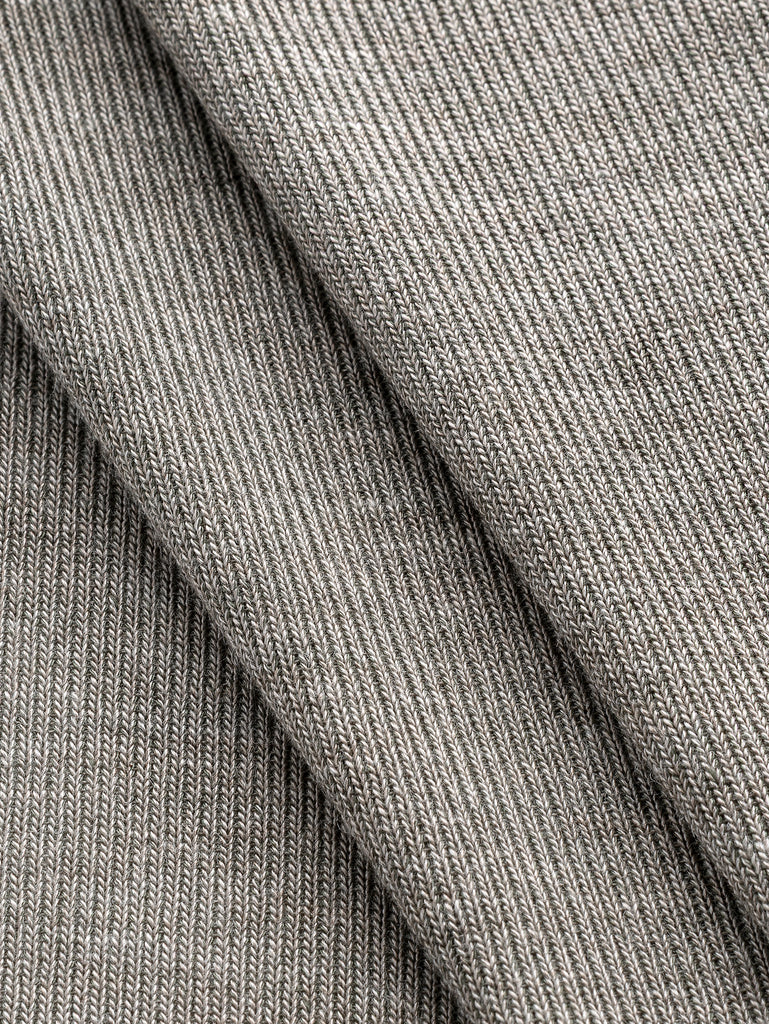 Tricot léger pour chandails fin de rouleau — sauge chiné