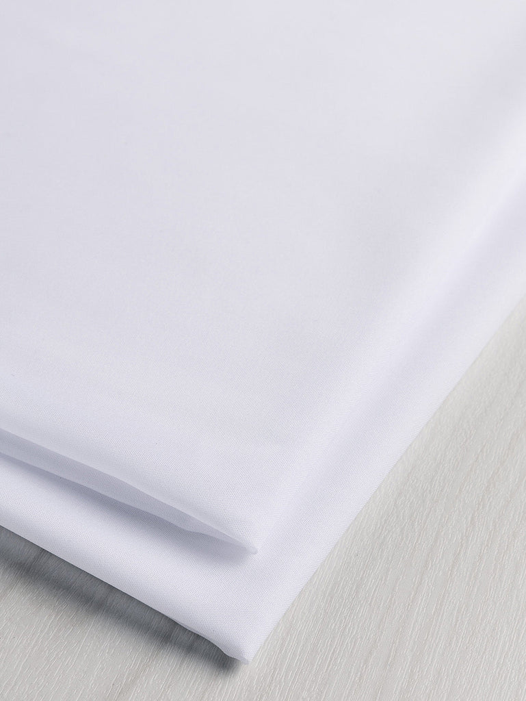 Recycled Lightweight Woven Fusible Interfacing - White