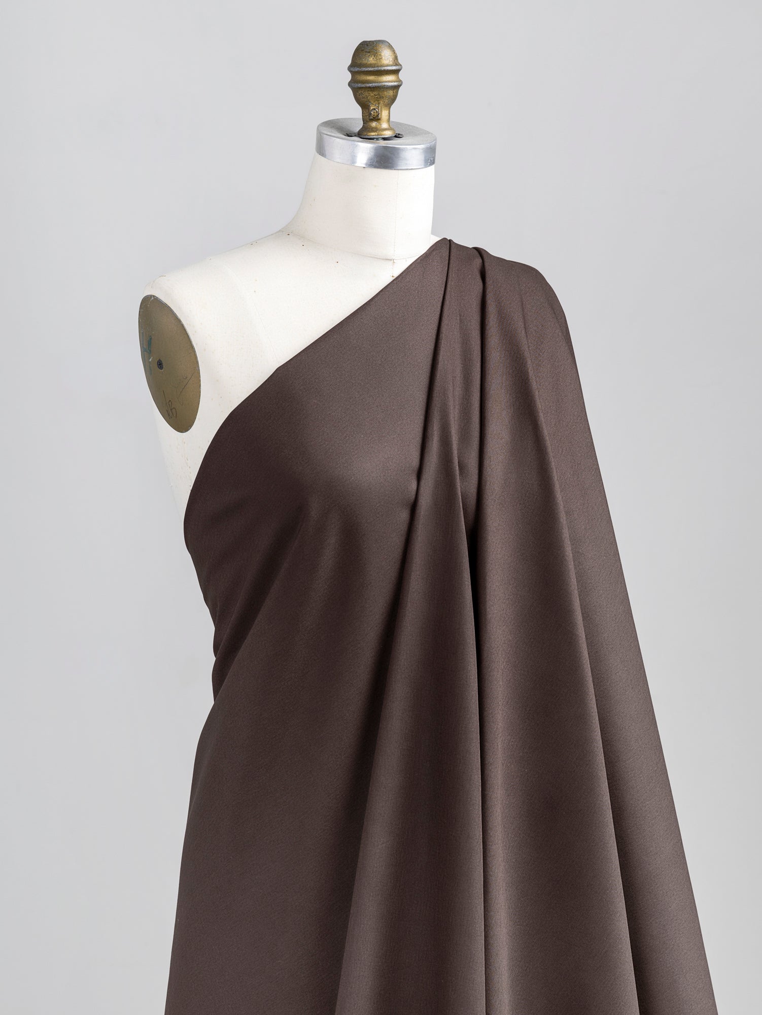 Lightweight Silky Cotton Poplin - Chocolate | Core Fabrics