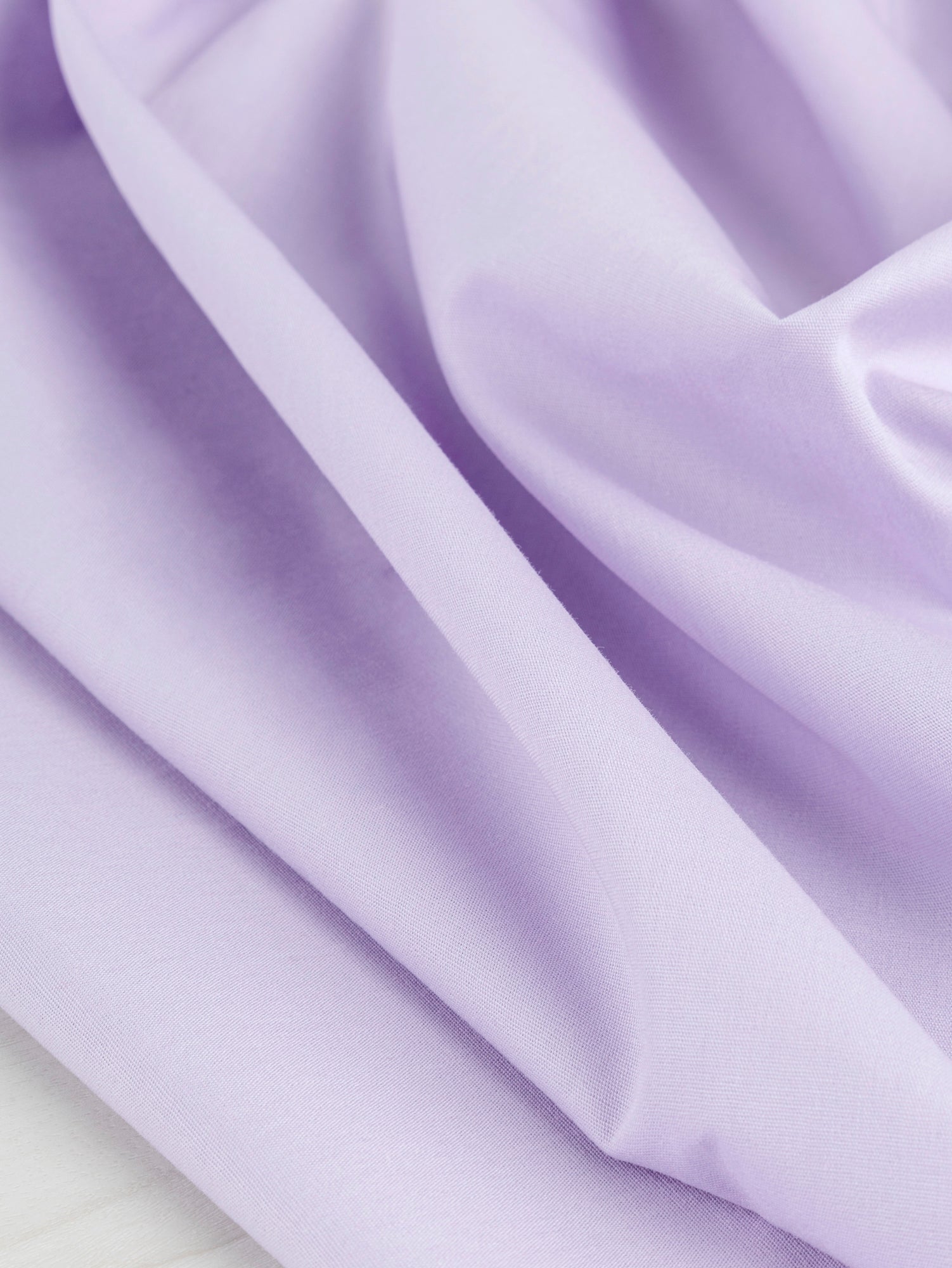 Lightweight Silky Cotton Poplin - Lavender | Core Fabrics