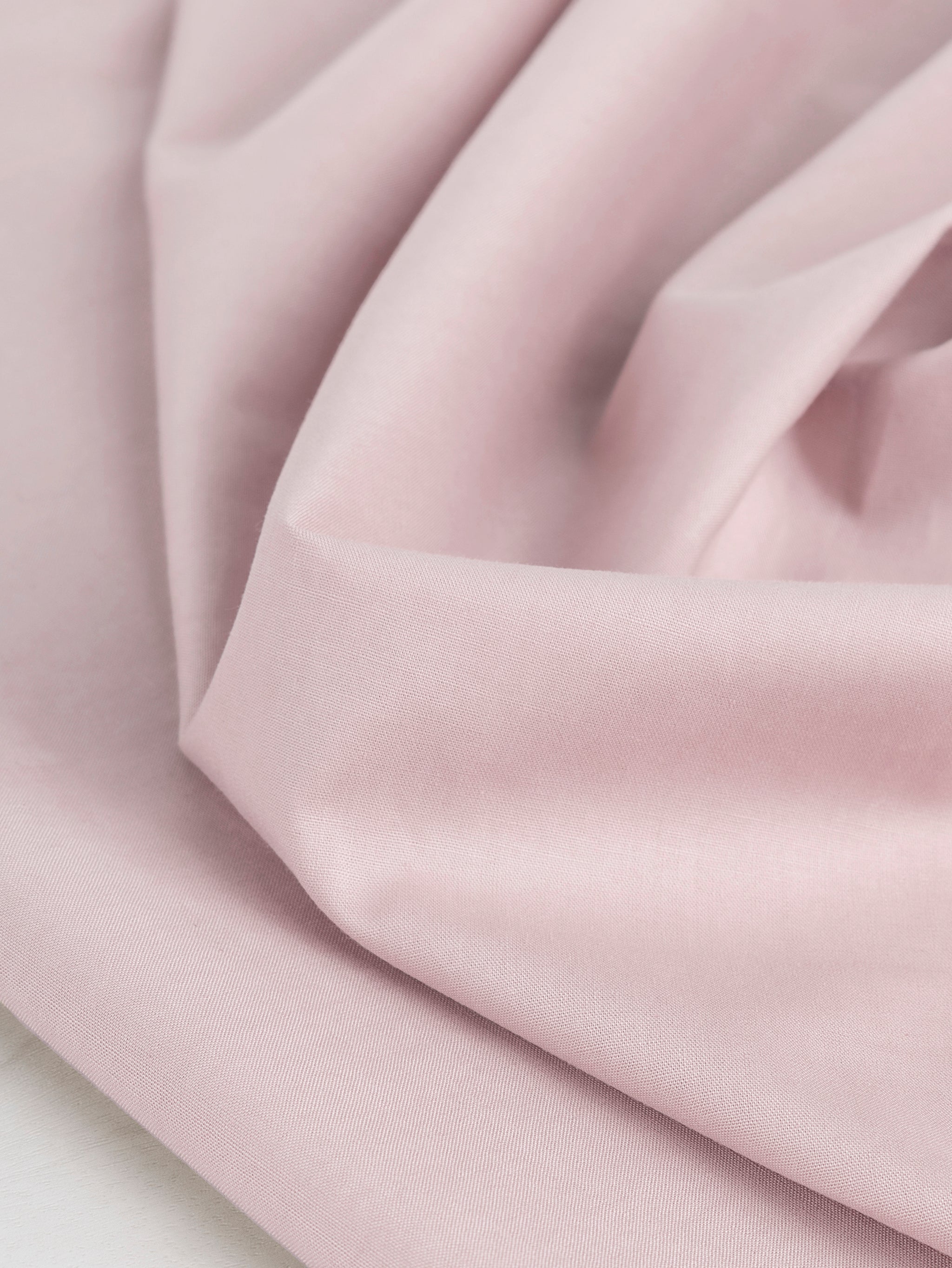 Lightweight Silky Cotton Poplin - Light Pink