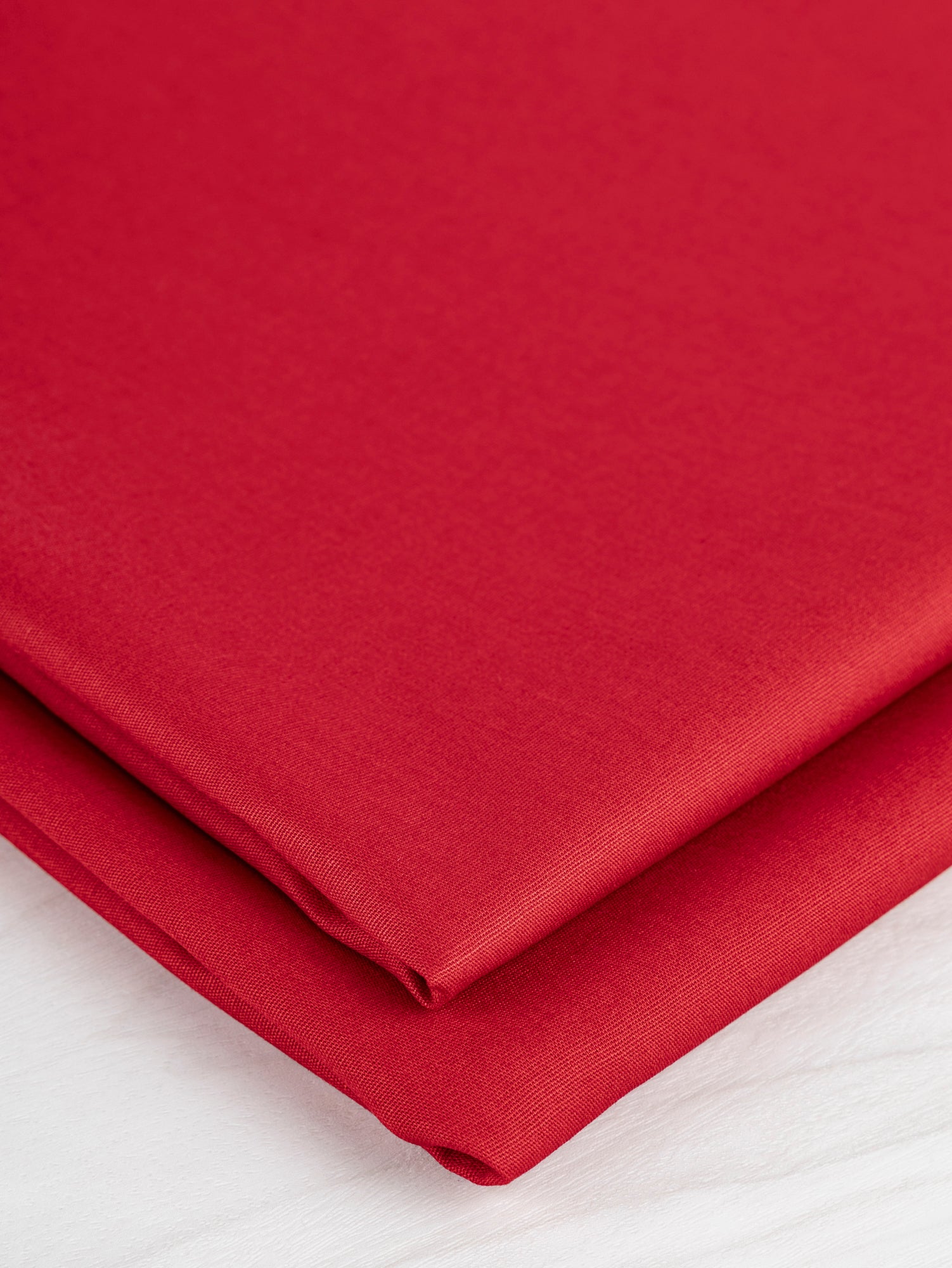 Lightweight Silky Cotton Poplin - Red | Core Fabrics