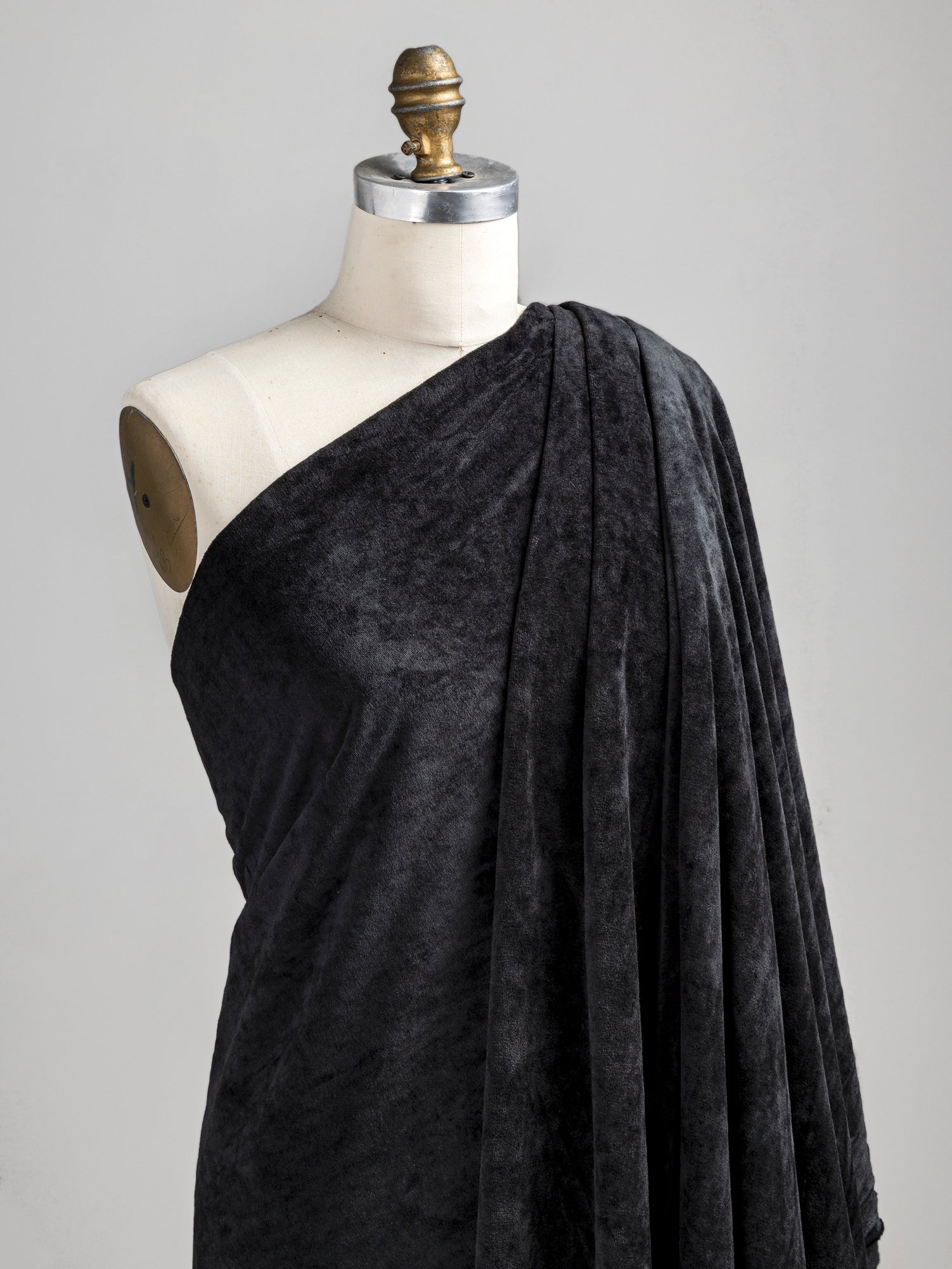  F-BAM007-001-Luxe-Bamboo-Organic-Cotton-Stretch-Velour-Onyx-Core-Fabrics-draped.JPG