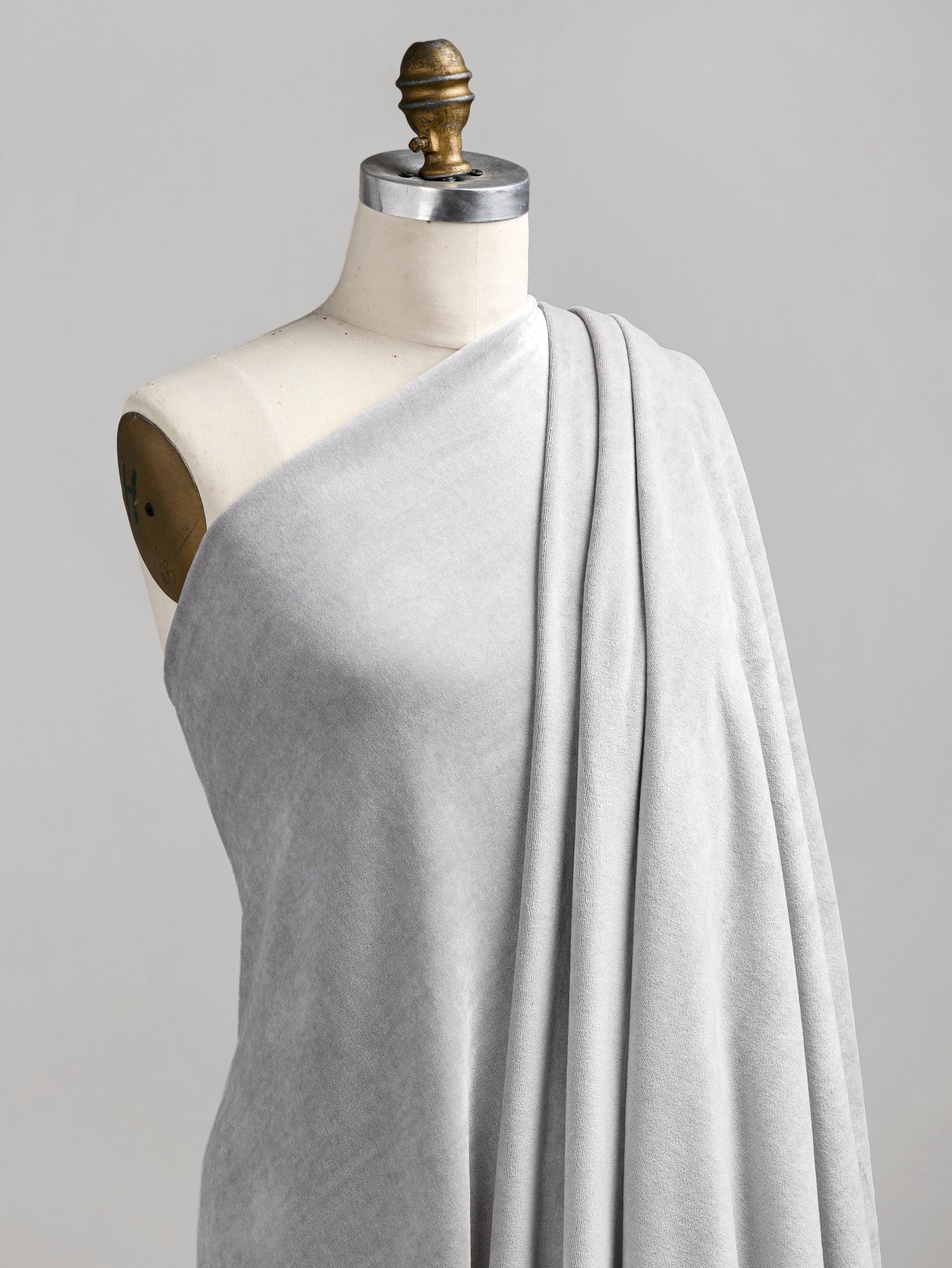 F-BAM007-006-Luxe-Bamboo-Organic-Cotton-Stretch-Velour-Silver-Core-Fabrics-draped.JPG
