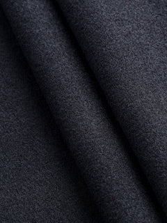 Melton Wool Blend Deadstock - Black
