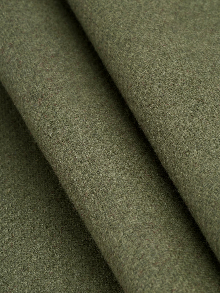 Melton Wool Blend Deadstock - Olive