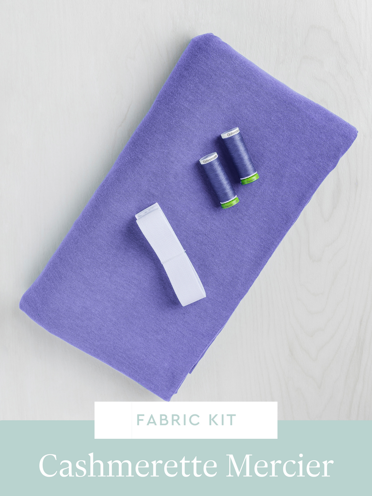 Mercier Jumpsuit Kit | Organic Cotton + Tencel Stretch Knit Jersey - Lavender