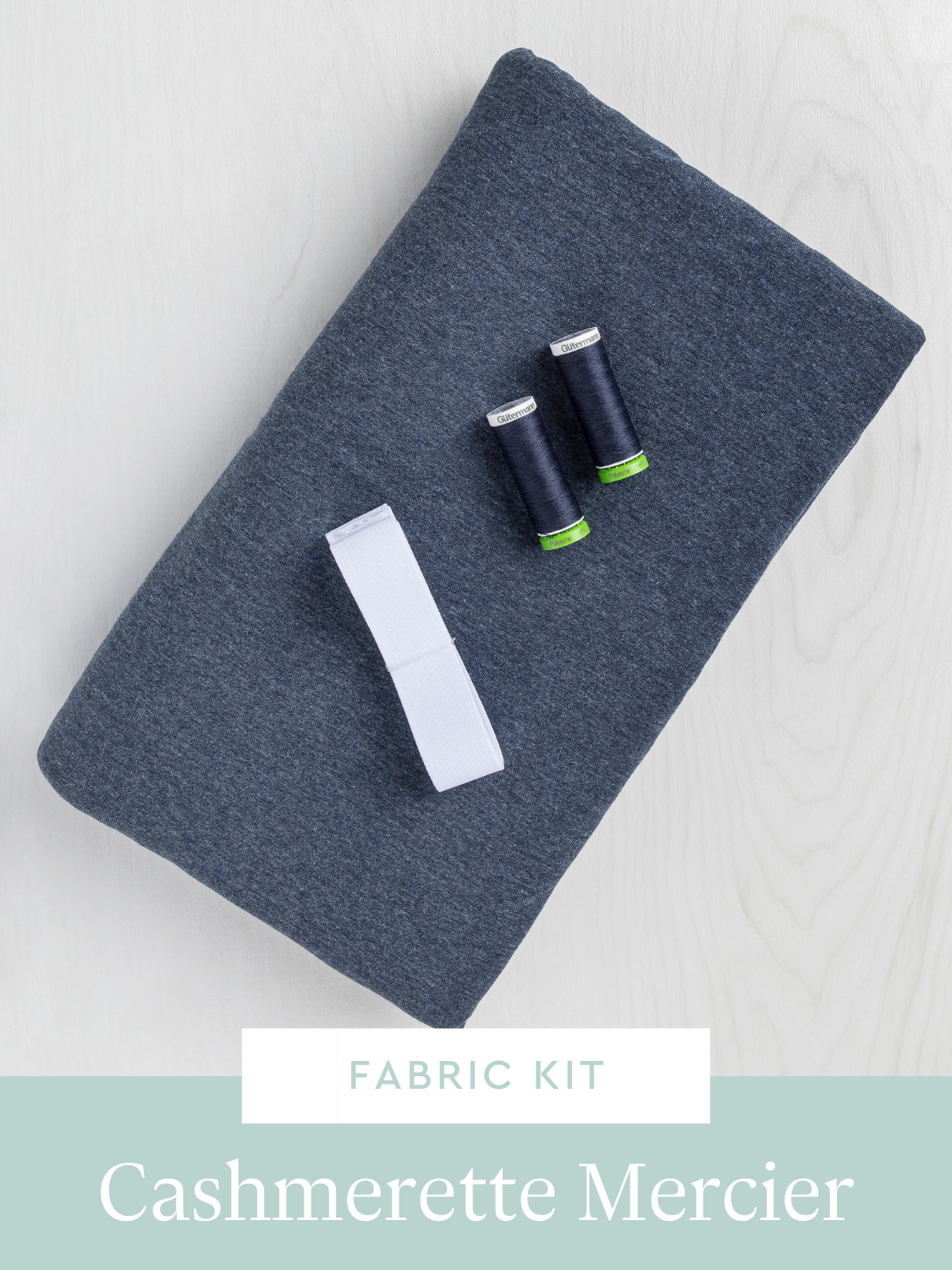 Mercier Jumpsuit Kit | Organic Cotton + Tencel Stretch Knit Jersey - Storm Grey