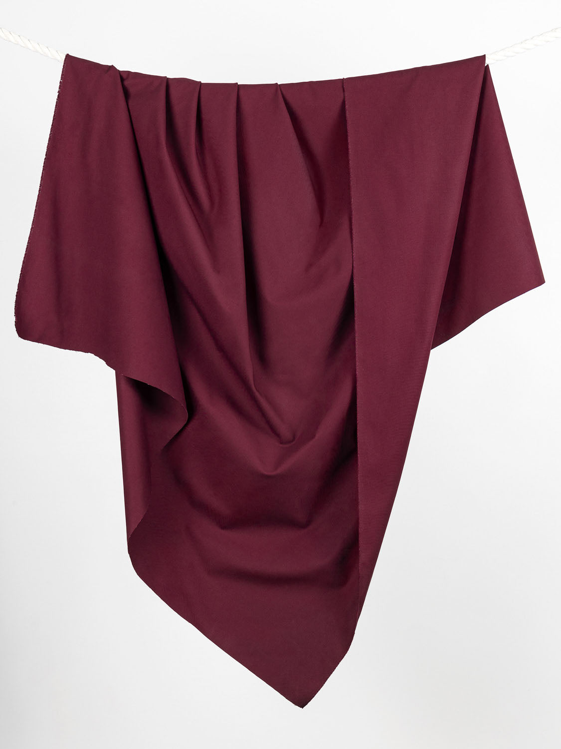Midweight Organic Cotton Canvas - Merlot | Core Fabrics