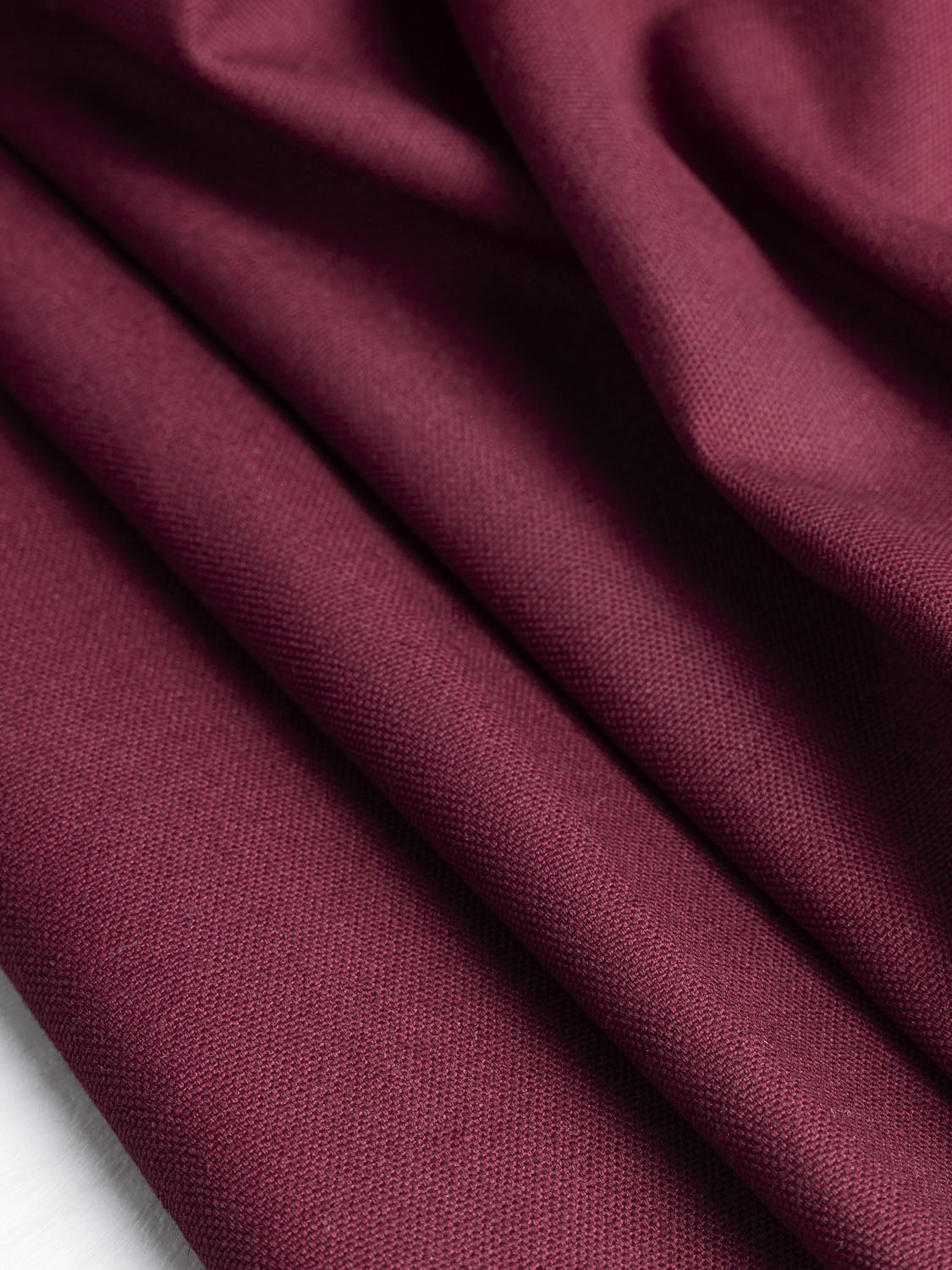 Midweight Organic Cotton Canvas - Merlot | Core Fabrics