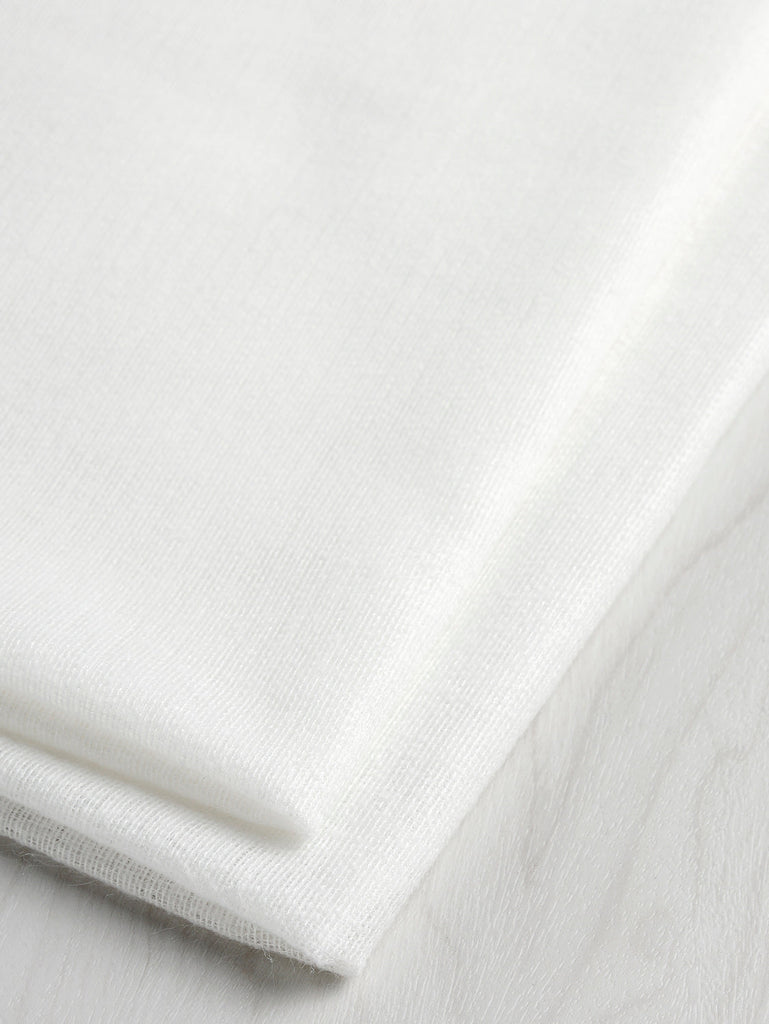Midweight Fusible Weft Interfacing for Tailoring - White