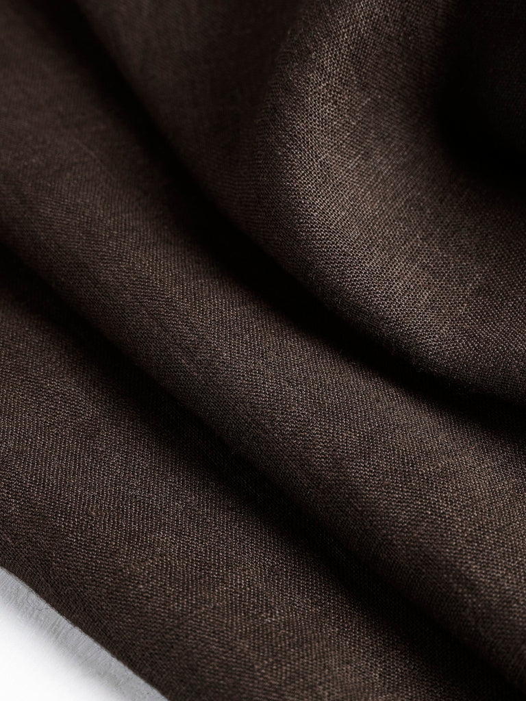 Midweight European Linen - Chocolate