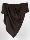 F-LIN020-039-Medium Weight Core Collection Linen - Chocolate -Core Fabrics-draped