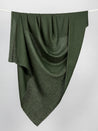 F-LIN020-037-Midweight-European-Linen-Hunter Green-Core-Fabrics-draped