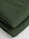F-LIN020-037-Midweight-European-Linen-Hunter Green-Core-Fabrics-fold