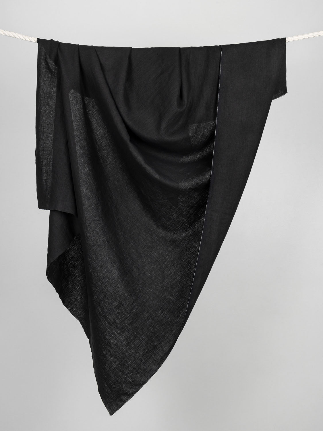 F-LIN020-022-Midweight-Core-Collection-Linen-Midnight-Black-Core-Fabrics-draped