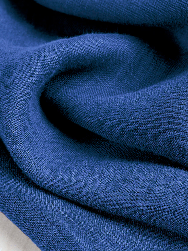 Midweight European Linen - True Blue
