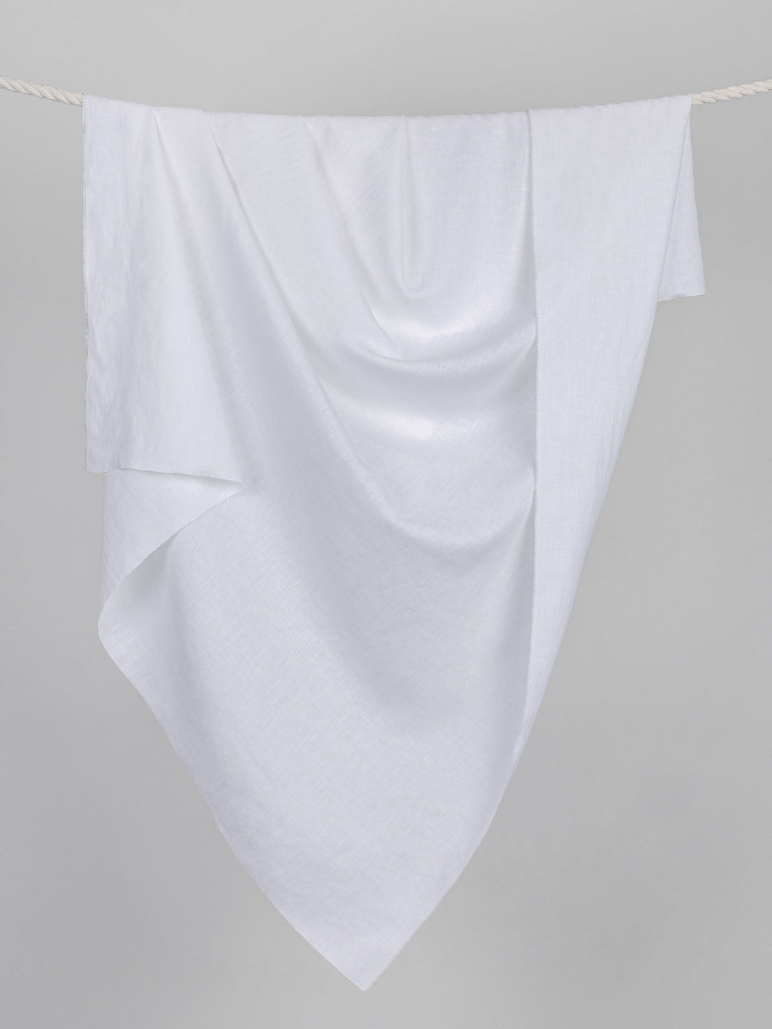 Midweight European Linen - White