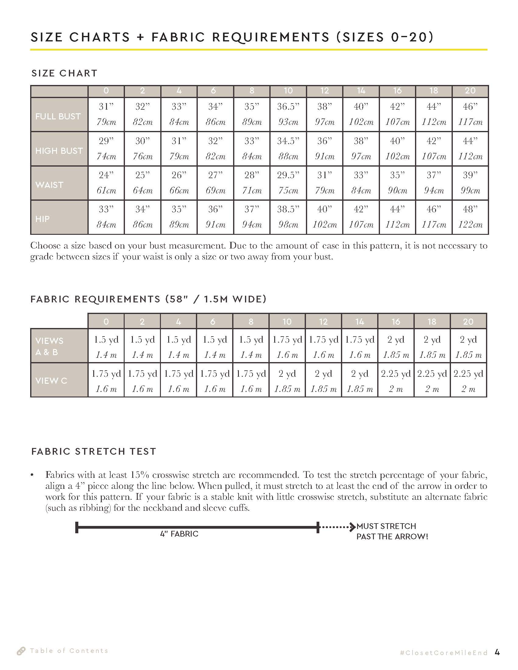 Mile End Sweatshirt Pattern | Core Fabrics