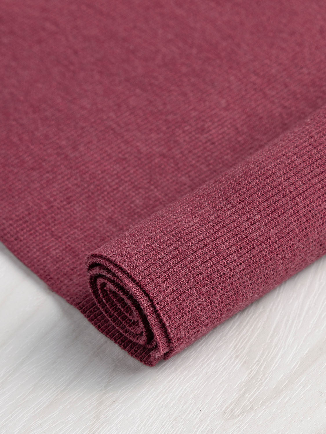 Cotton 2x2 Baby Rib - Scarlet | Core Fabrics