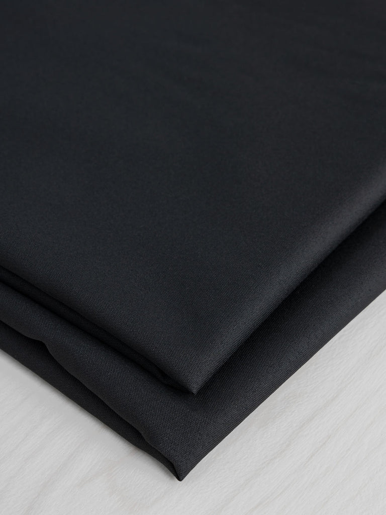 Recycled Lightweight Woven Fusible Interfacing - Black