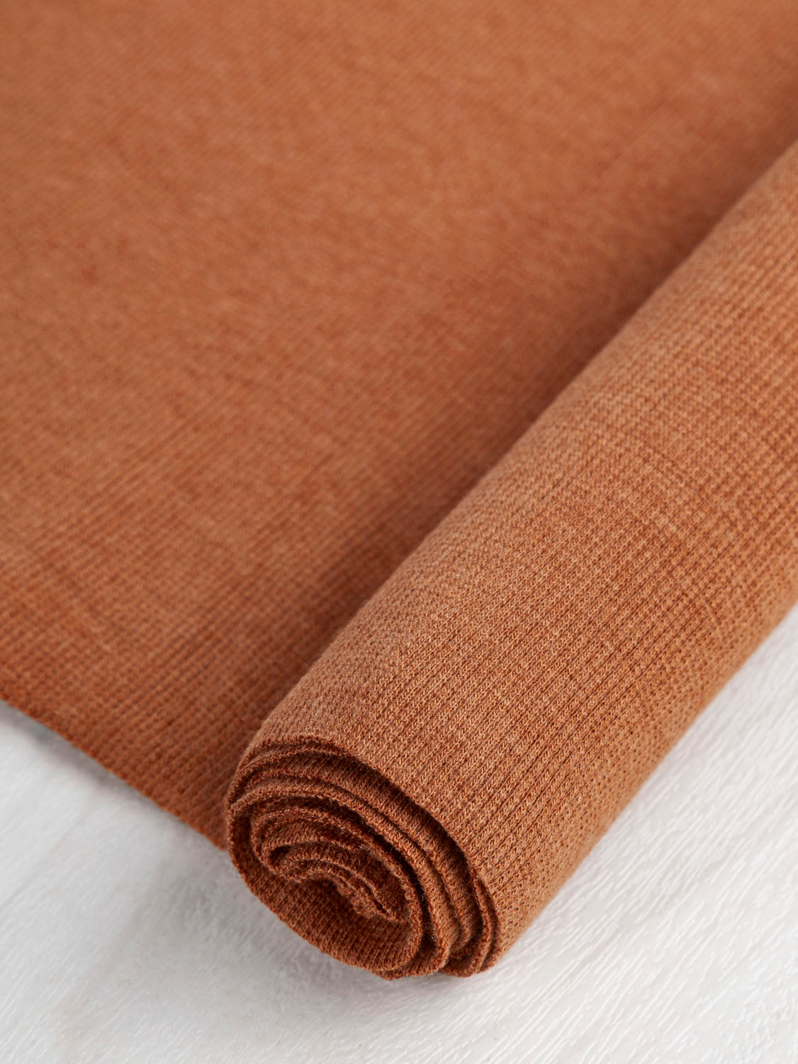 Cotton 2x2 Baby Rib - Copper | Core Fabrics