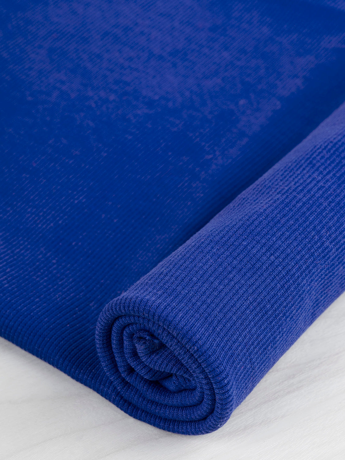 4 Yard Organic Cotton Rib - Royal Blue | Core Fabrics