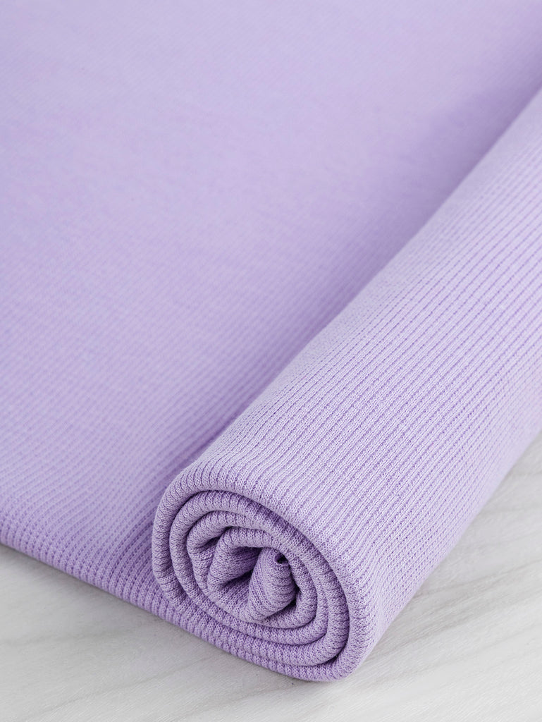 Organic Cotton Rib - Lavender