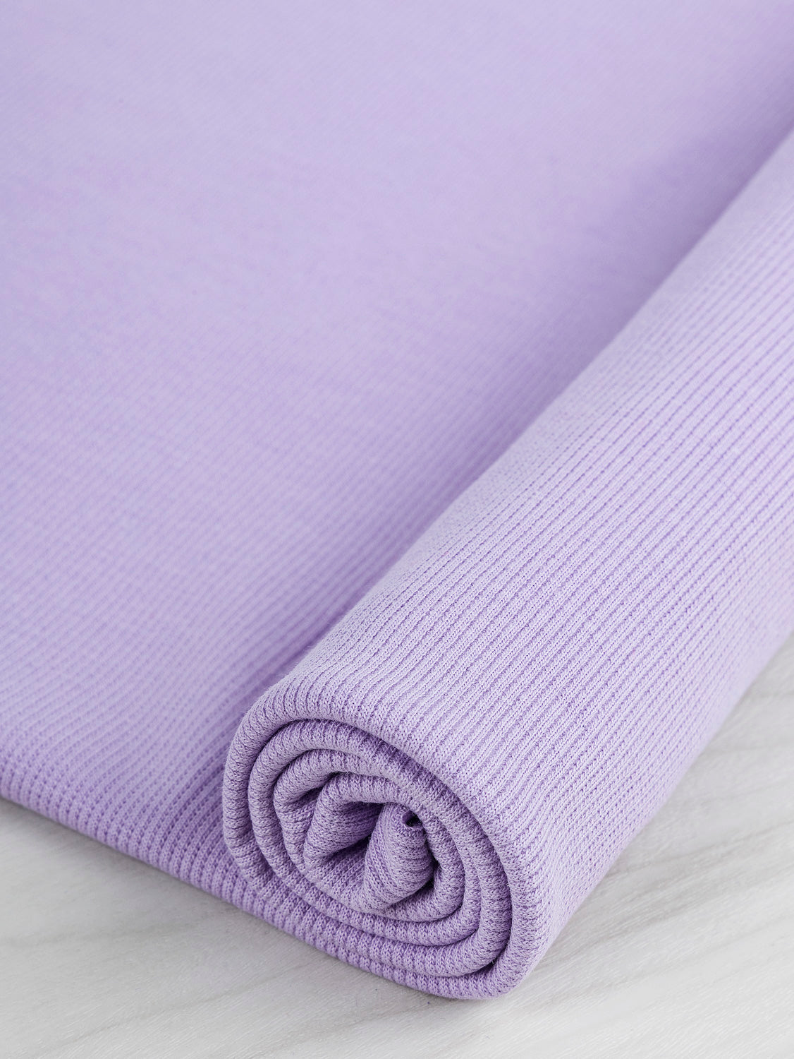 Organic Cotton Rib - Lavender | Core Fabrics