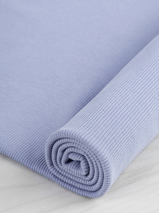 Organic Cotton Rib - Light Blue | Core Fabrics