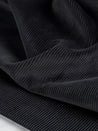 Non Stretch Cotton Corduroy Deadstock - Black | Core Fabrics