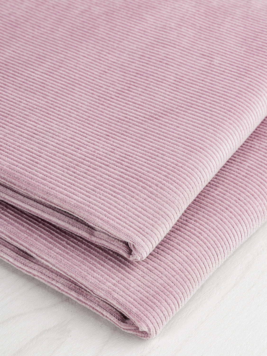 Non Stretch Cotton Corduroy Deadstock - Light Mauve | Core Fabrics