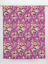 Nostalgic Peony Viscose Floral Print - Purple + Green + Cream | Core Fabrics