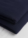 F-COT102-021-Organic-Cotton-Double-Gauze-Navy-Core-Fabrics-fold