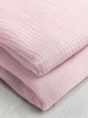 F-COT102-018-Organic-Cotton-Double-Gauze-Soft Pink-Core-Fabrics-fold