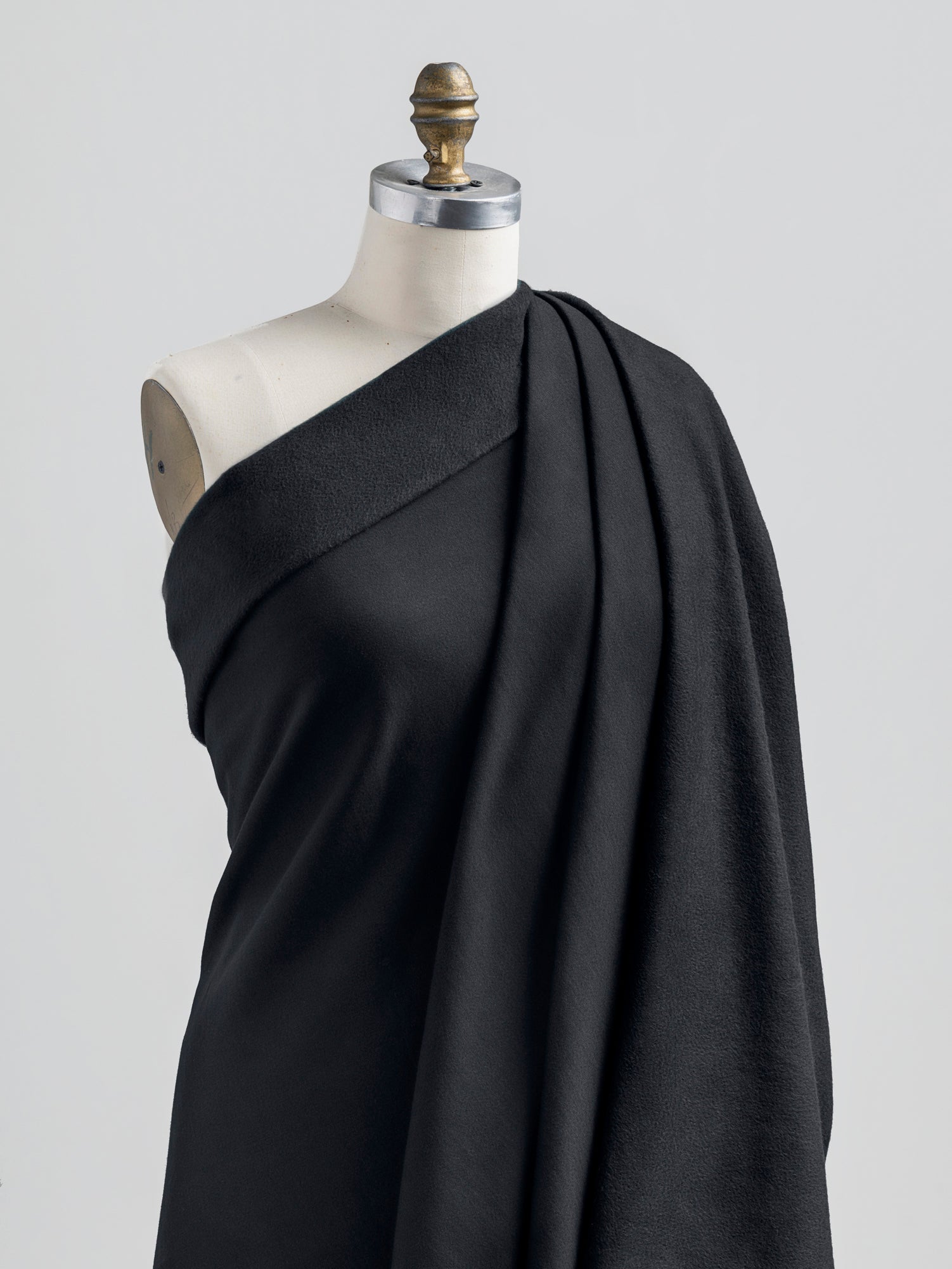Organic Cotton Fleece - Black | Core Fabrics