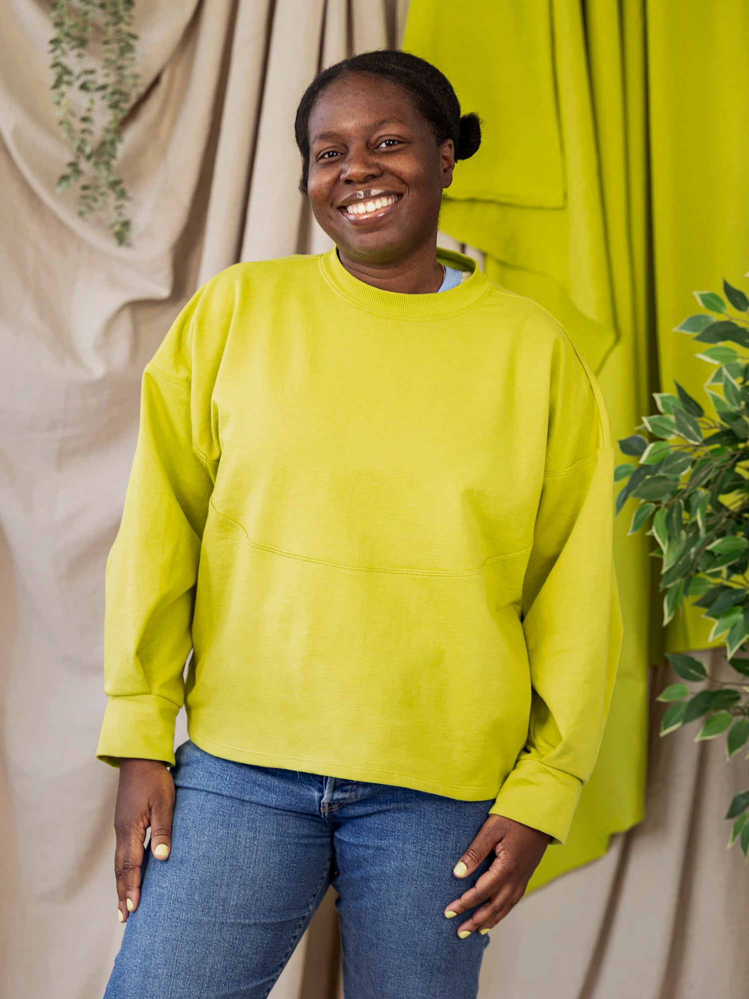 F-COT058-013-Organic-Cotton-Fleece-Chartreuse-Core-Fabrics-model.JPG